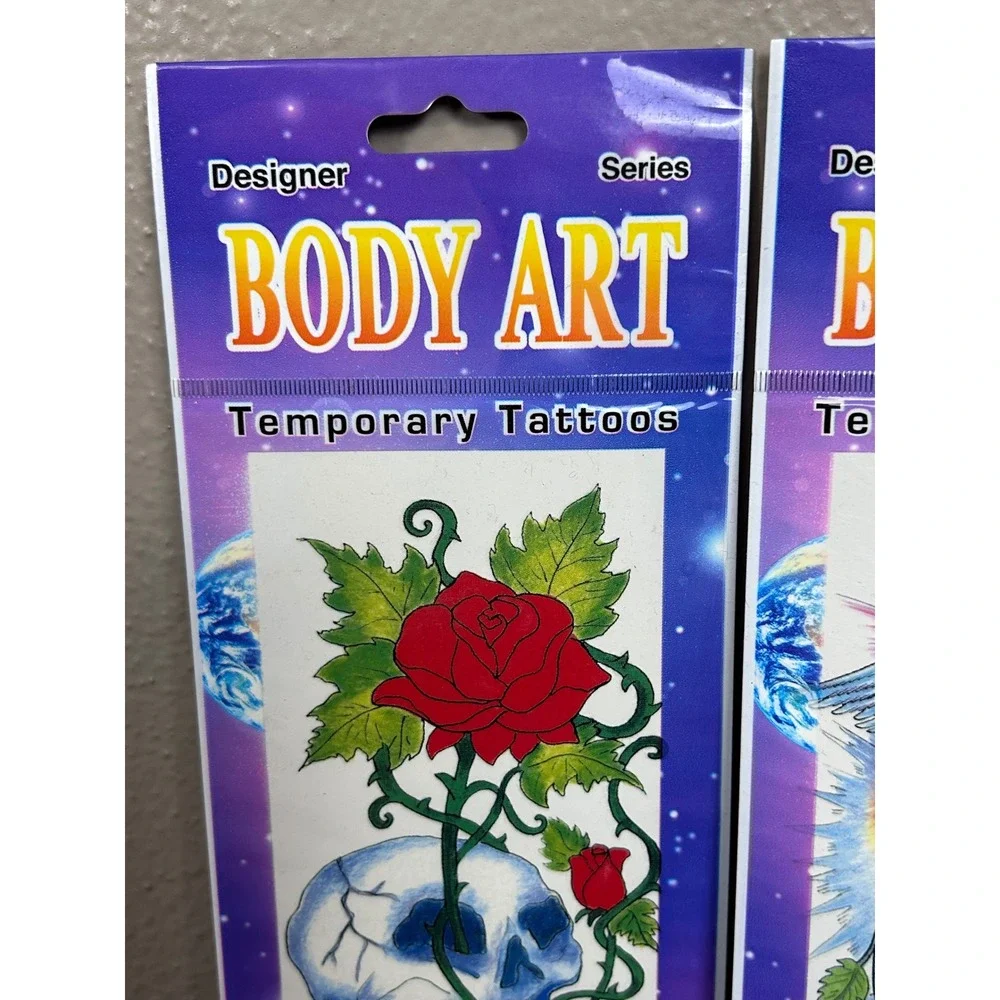 Tattoo King Body Art Temporary Tattoos Designer‎ Series Easy to Apply